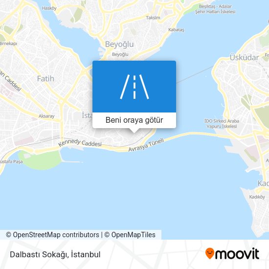 Dalbastı Sokağı harita