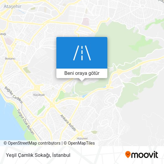 Yeşil Çamlık Sokağı harita