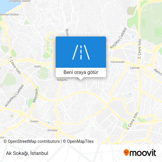 Ak Sokağı harita