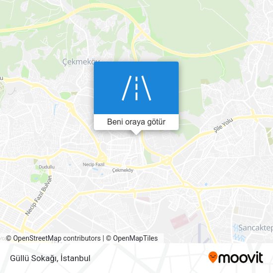 Güllü Sokağı harita