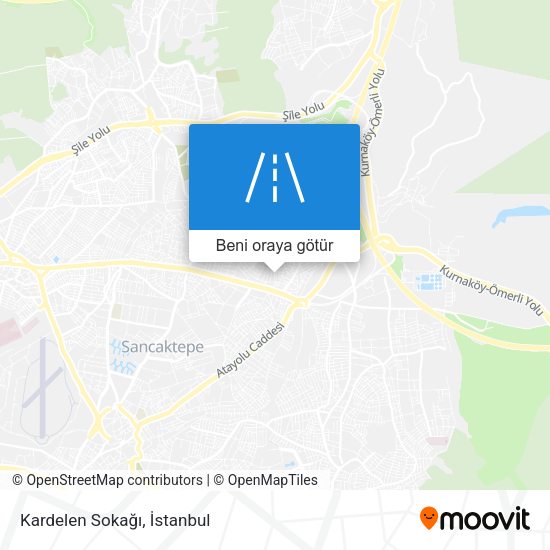 Kardelen Sokağı harita