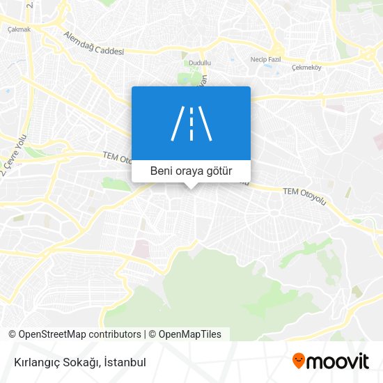 Kırlangıç Sokağı harita