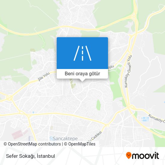 Sefer Sokağı harita