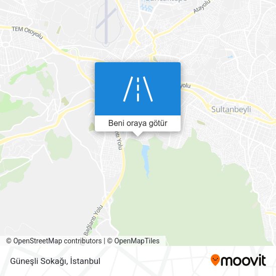 Güneşli Sokağı harita