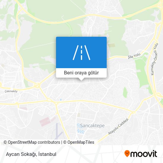 Aycan Sokağı harita