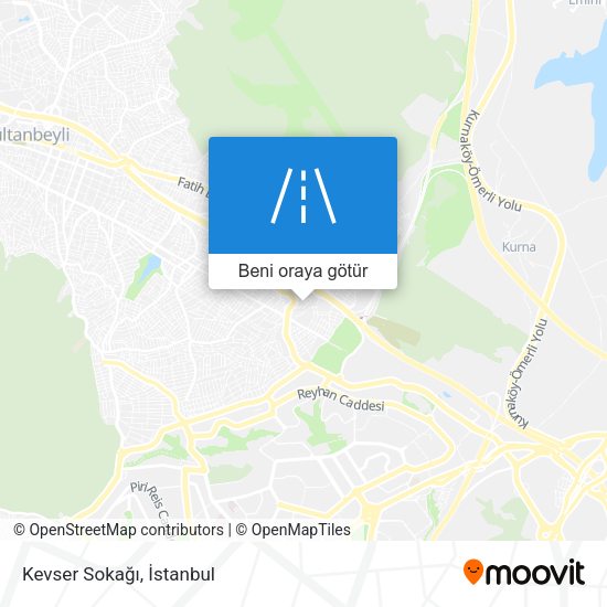 Kevser Sokağı harita
