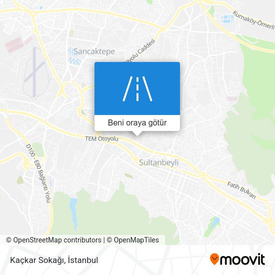 Kaçkar Sokağı harita