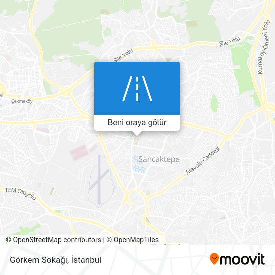 Görkem Sokağı harita
