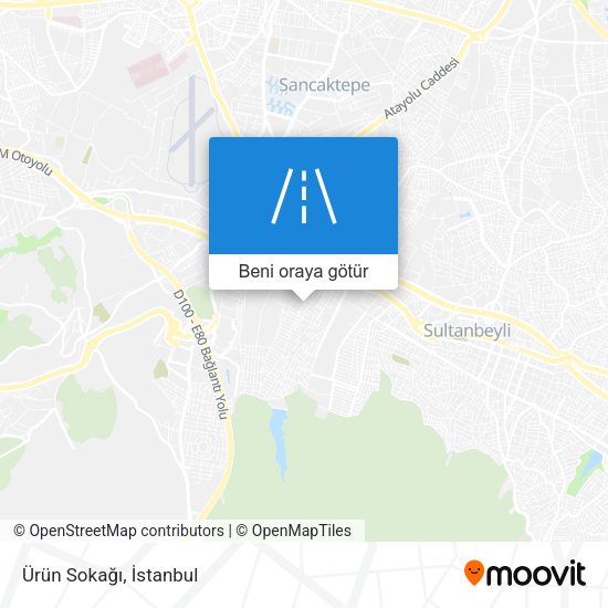 Ürün Sokağı harita