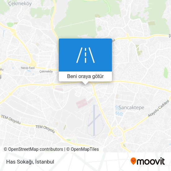 Has Sokağı harita