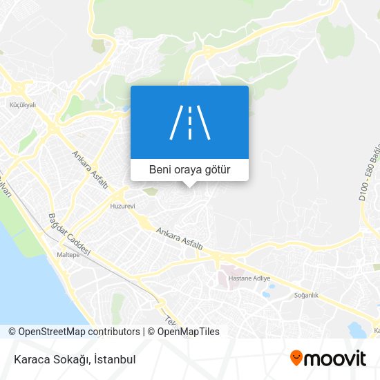 Karaca Sokağı harita