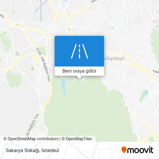 Sakarya Sokağı harita