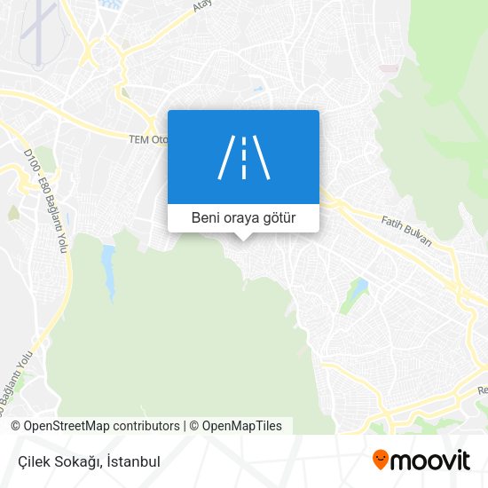 Çilek Sokağı harita