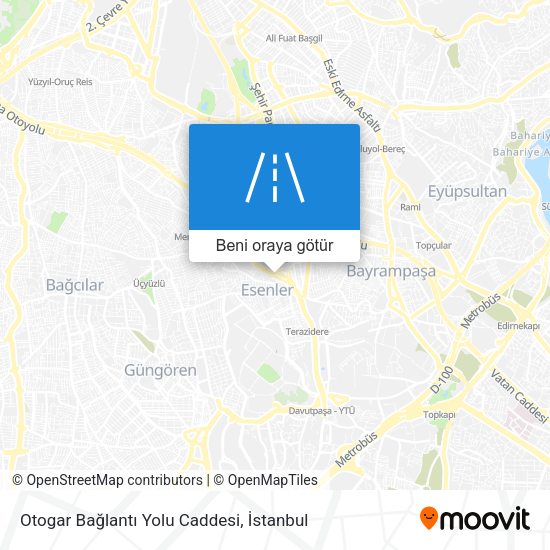 Otogar Bağlantı Yolu Caddesi harita