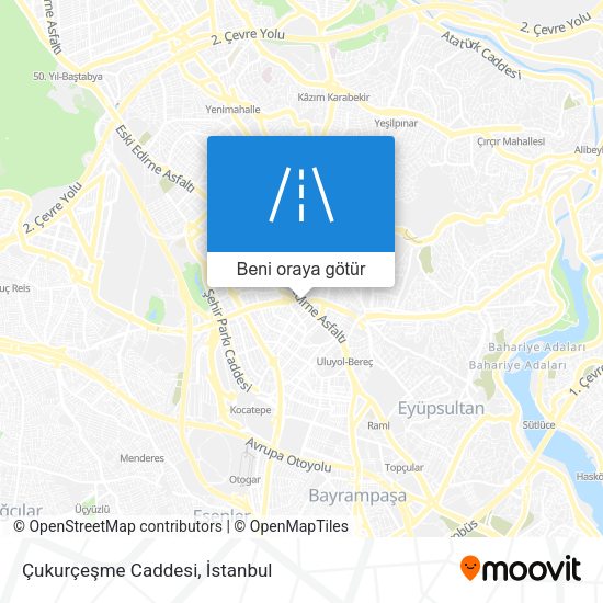 Çukurçeşme Caddesi harita
