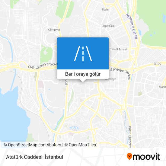 Atatürk Caddesi harita