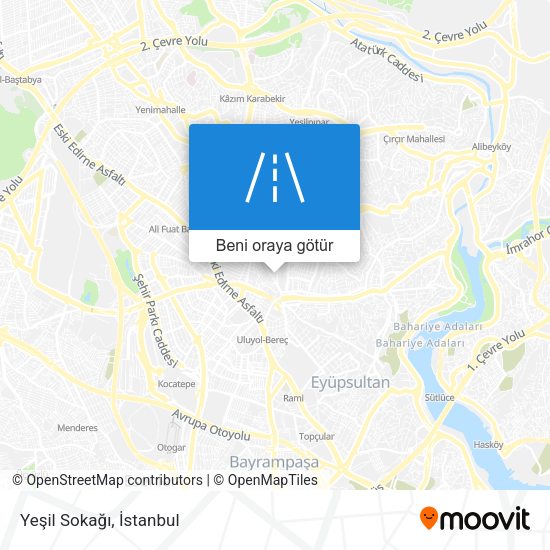 Yeşil Sokağı harita