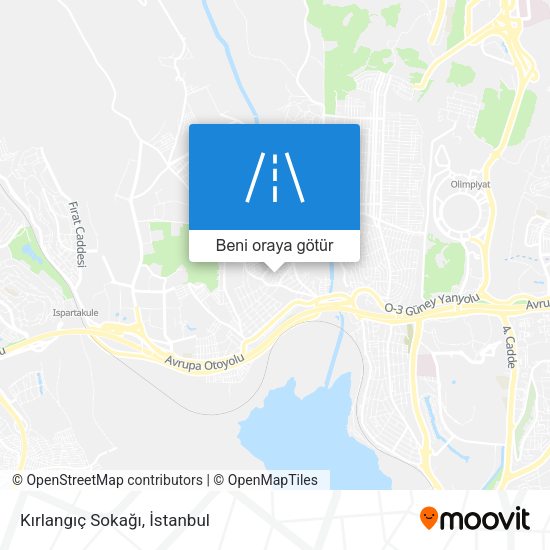 Kırlangıç Sokağı harita