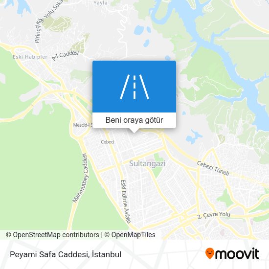 Peyami Safa Caddesi harita