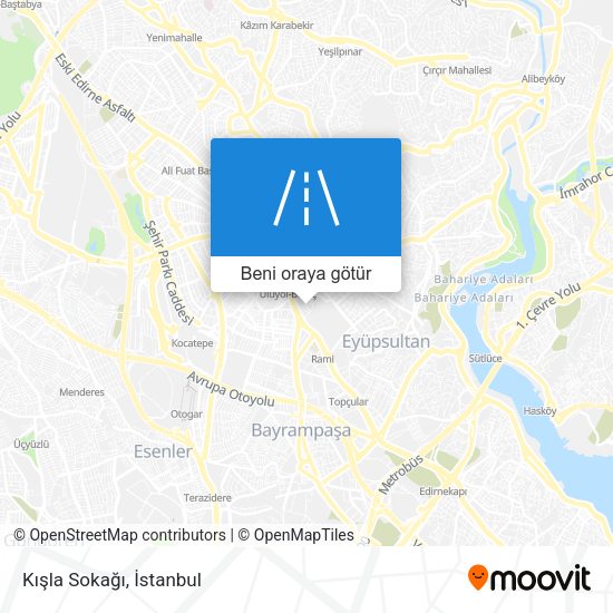 Kışla Sokağı harita