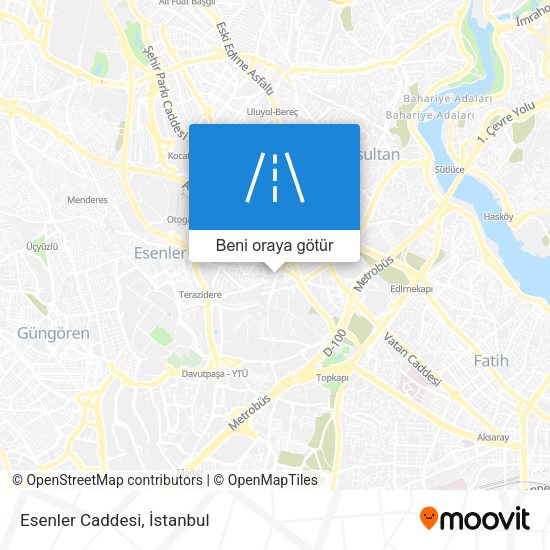 Esenler Caddesi harita
