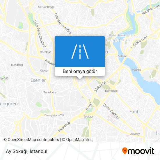 Ay Sokağı harita