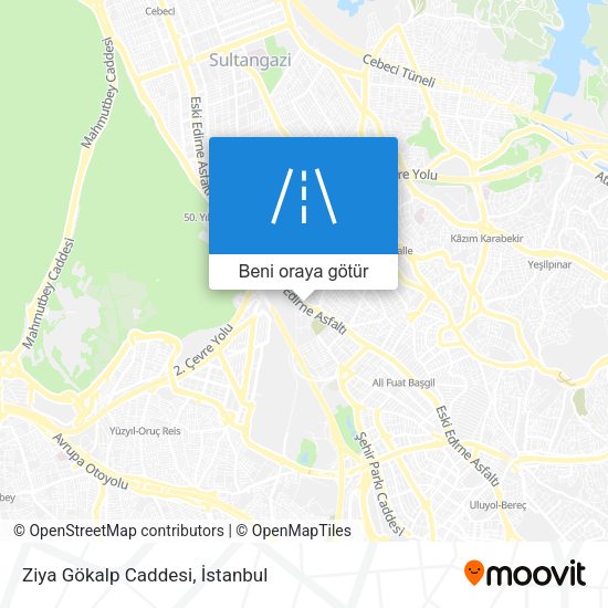 Ziya Gökalp Caddesi harita