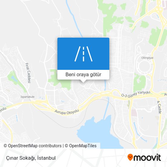 Çınar Sokağı harita