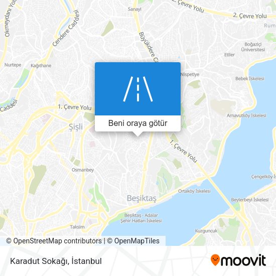 Karadut Sokağı harita