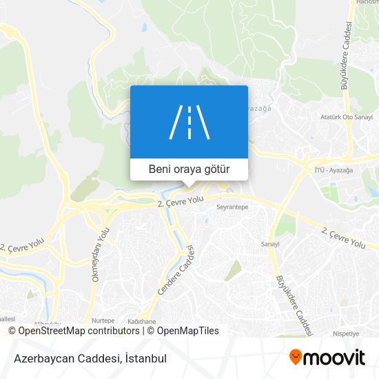 Azerbaycan Caddesi harita