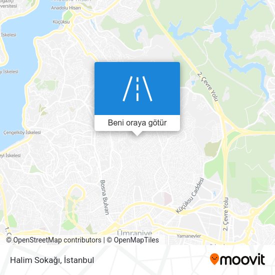 Halim Sokağı harita