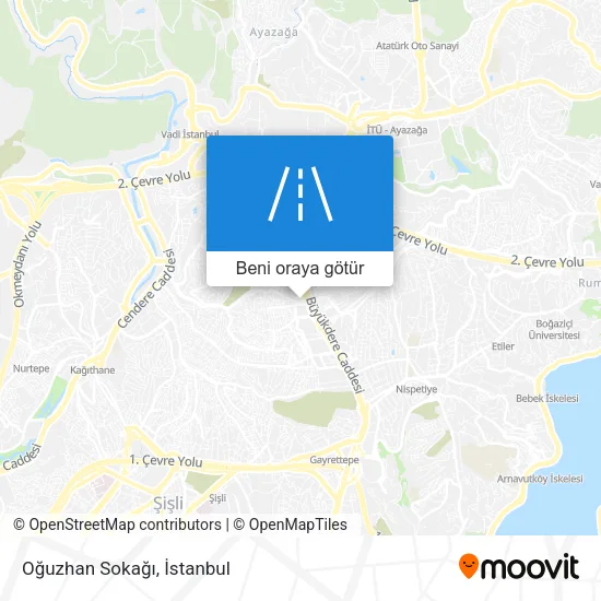 Oğuzhan Sokağı harita