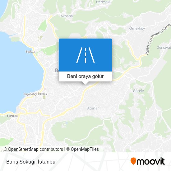 Barış Sokağı harita