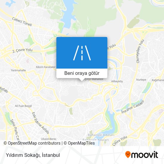 Yıldırım Sokağı harita