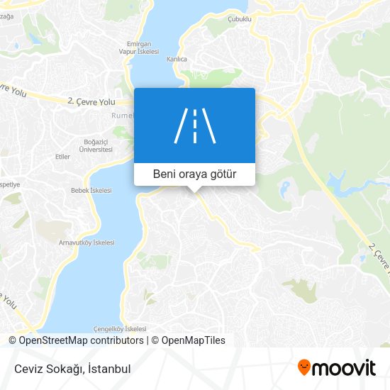 Ceviz Sokağı harita