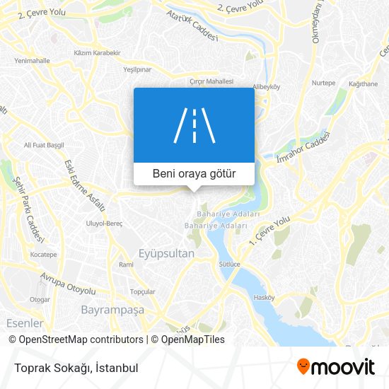 Toprak Sokağı harita