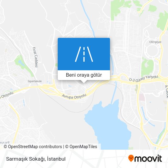 Sarmaşık Sokağı harita