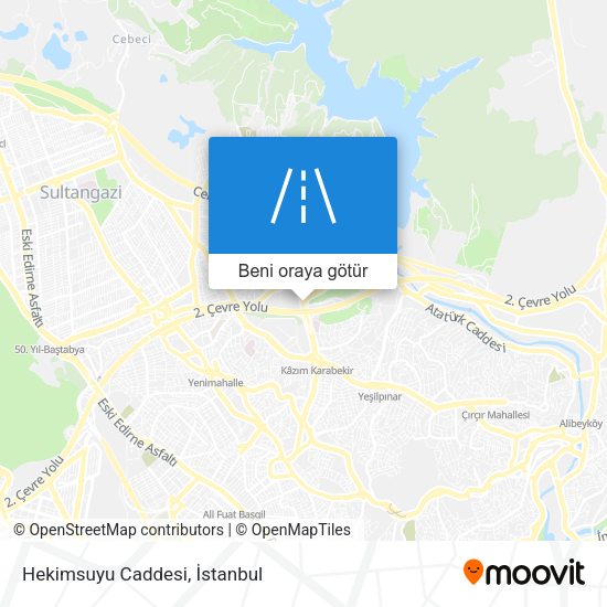 Hekimsuyu Caddesi harita