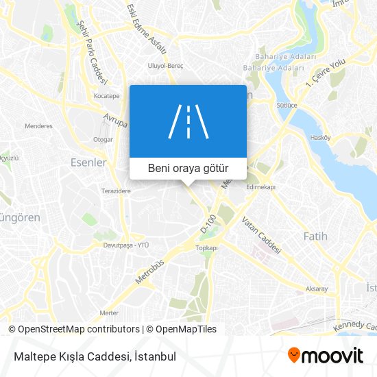 Maltepe Kışla Caddesi harita