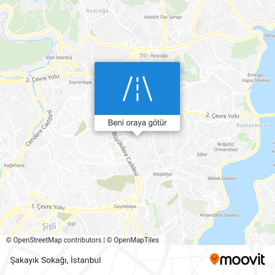 Şakayık Sokağı harita