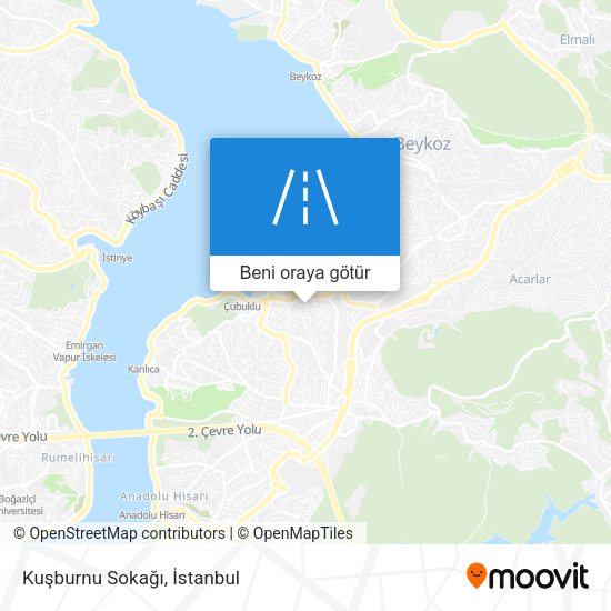 Kuşburnu Sokağı harita