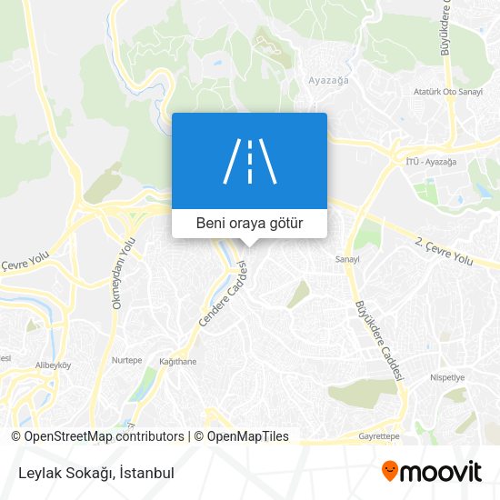 Leylak Sokağı harita