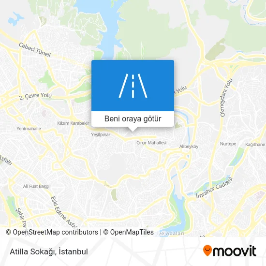 Atilla Sokağı harita