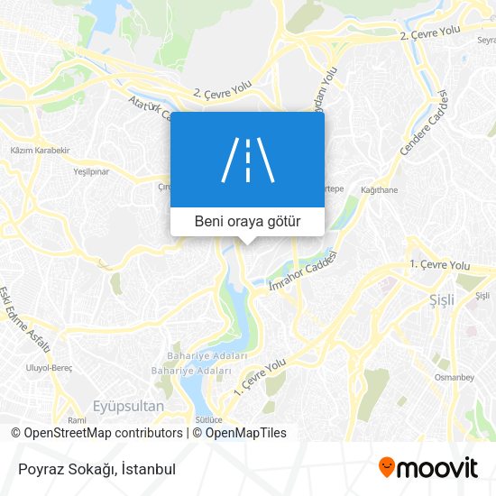 Poyraz Sokağı harita