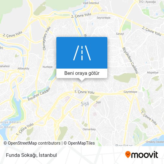 Funda Sokağı harita