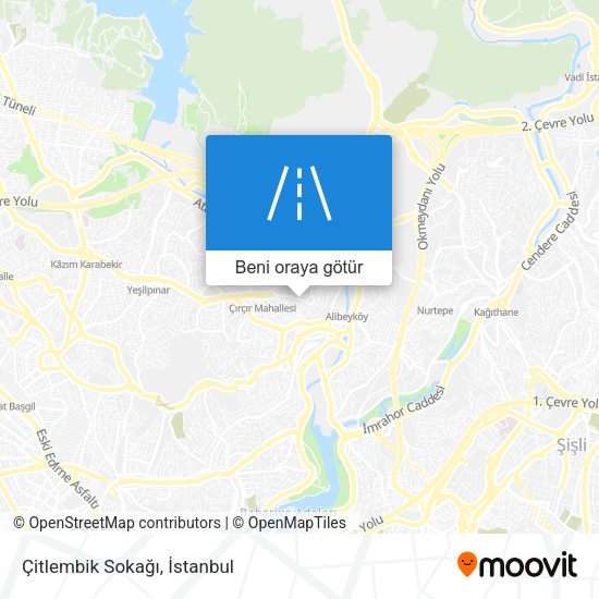 Çitlembik Sokağı harita