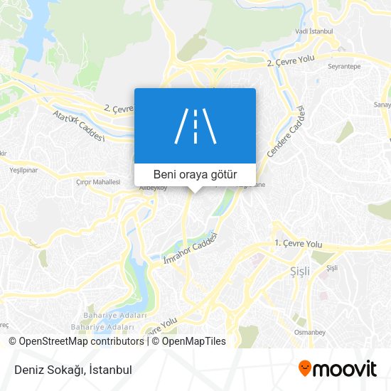 Deniz Sokağı harita