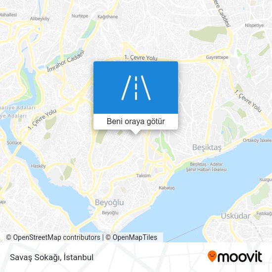 Savaş Sokağı harita