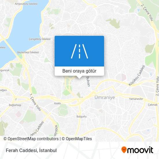 Ferah Caddesi harita