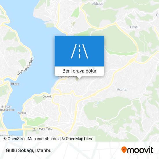 Güllü Sokağı harita